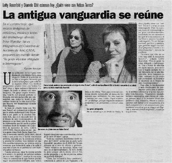 La antigua vanguardia se reúne