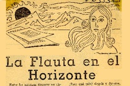 La flauta en el horizonte  [artículo] Andrés de Castralvo.
