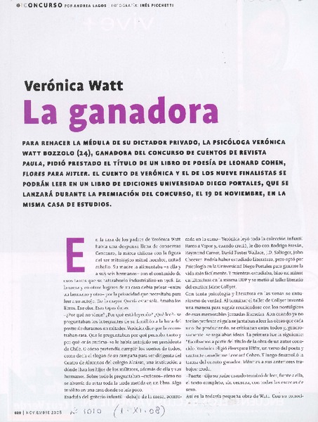 La ganadora