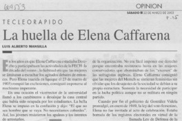 La huella de Elena Caffarena