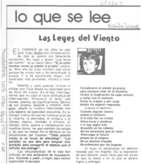 Las leyes del viento