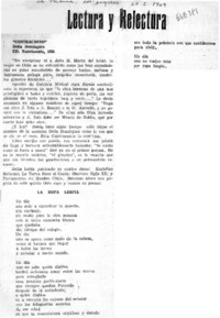 Lectura y relectura