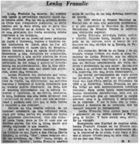 Lenka Franulic