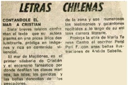 Letras chilenas.