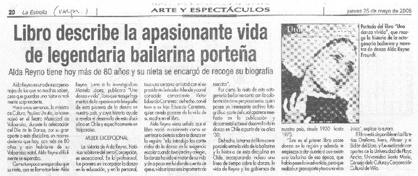 Libro describe la apasionante vida de legendaria bailarina porteña