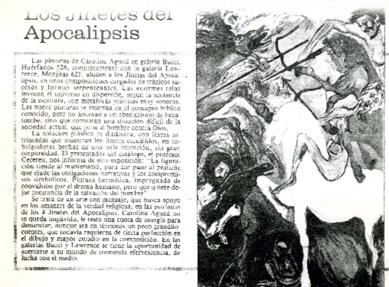 Los jinetes del apocalipsis.  [artículo]