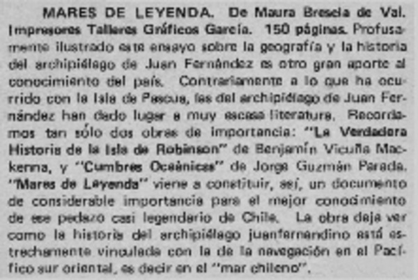 Mares de leyenda".
