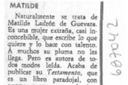 Matilde.