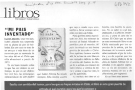 Mi país inventado