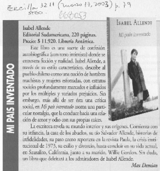 Mi país inventado