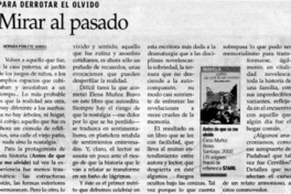 Mirar al pasado