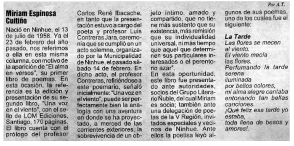 Miriam Espinosa Cuitiño
