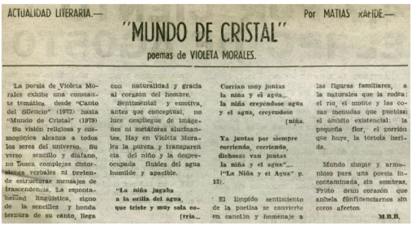 Mundo de cristal"