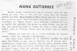 Nana Gutiérrez