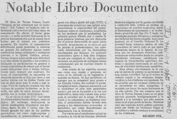 Notable libro documento