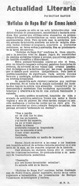 Noticias de Rapa Nui