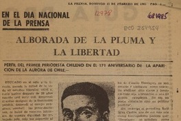 Alborada de la pluma y la libertad.  [artículo]