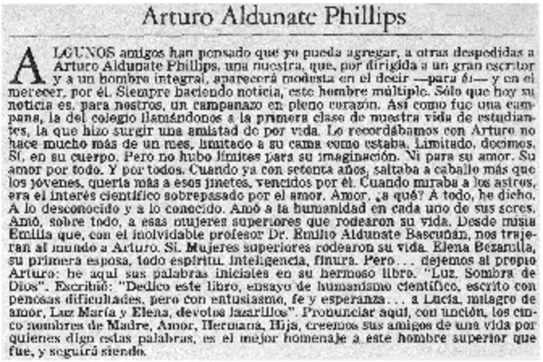 Arturo Aldunate Phillips.