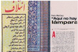 Aquí no hay lámparas de Aladino"