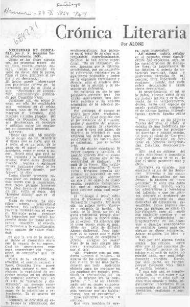 Necesidad de compañía