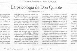 La psicología de Don Quijote