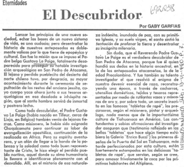 El descubridor