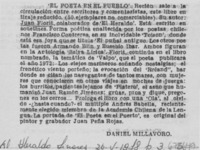 El Poeta en el pueblo.