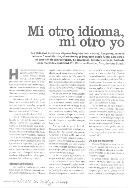 Mi otro idioma, mi otro yo