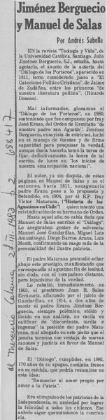 Jiménez Berguecio y Manuel de Salas
