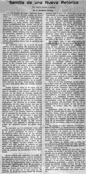 Semilla de una nueva retórica