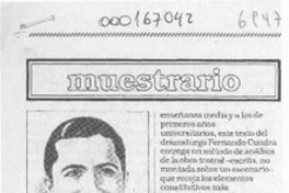 Muestrario  [artículo].