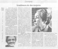 Semblanza de dos mujeres