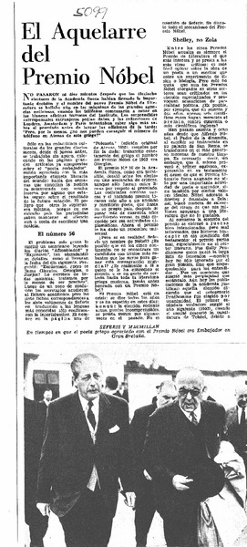 El Aquelarre del Premio Nóbel.