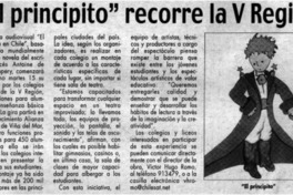 El principito" recorre la V región.