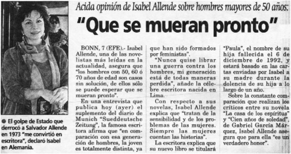 "Que se mueran pronto"