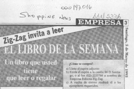 El Libro de la semana  [artículo].