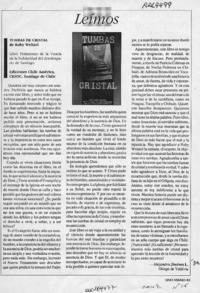 Leímos  [artículo] Alejandro Jiménez L.