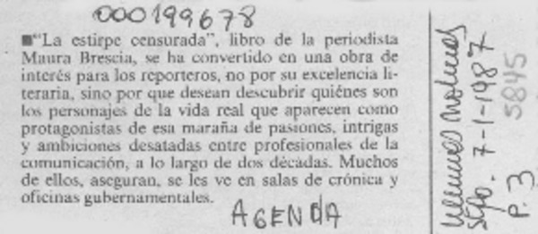 Agenda  [artículo].