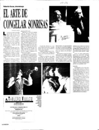 El arte de congelar sonrisas  [artículo] Carolina Aránguiz.