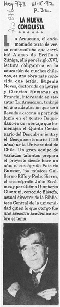 La nueva conquista.