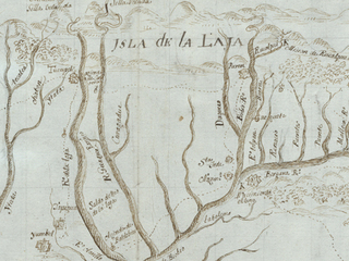 José Manso de Velasco. Plano del Obispado de Concepción, año 1752.