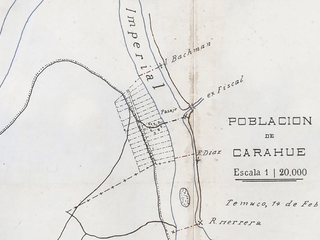 Plano de Carahue, 1913