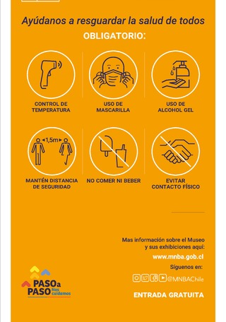 Señaléticas visita y recorrido MNBA