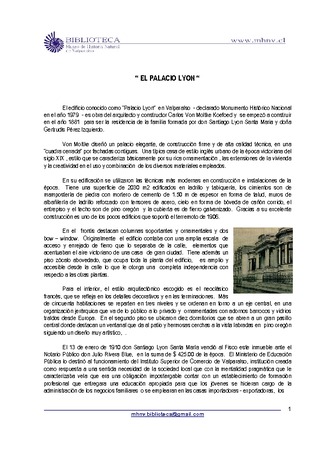 Historia Palacio Lyon