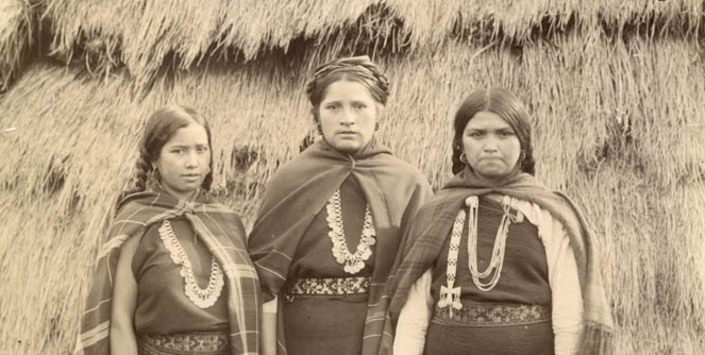 Mujeres mapuches.