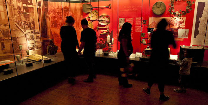 Sala exhibición permanente, Museo Regional de Antofagasta