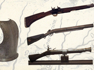 Imágenes de las armas usadas por durante la Conquista