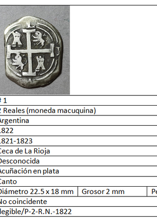 2 Reales (moneda macuquina)