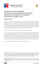 Pequeñas esculturas de devoción en el Museo de Historia Natural de Concepción. Ejemplos de una producción de imaginería de carácter local (siglos xviii-xix)