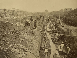Obras de canalización del Río Mapocho (1886-1891)